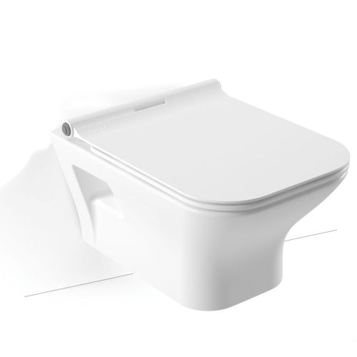 ΛΕΚΑΝΗ WC ΚΡΕΜΑΣΤΗ ΜΕ ΚΑΛΥΜΜΑ ΒΑΚΕΛΙΤΗ SEREL NITA Round NT2300 White 52 χ 35,5 cm